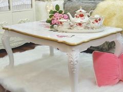 ☆Last1台！ 再入荷未定☆ 木製 トールペイント 手描き 薔薇柄 3連 