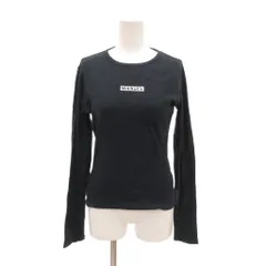 マックス&コー MAX&CO. Tシャツ ロンT S 紺 ネイビー ロゴプリント クルーネック 長袖 /IL ■ECF006のサムネイル