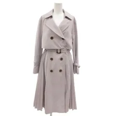 ジルスチュアート JILL STUART 美品 トレンチコート S ラベンダー ダブルブレスト ベルト プリーツ  /NL ■ECG006のサムネイル