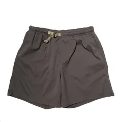 プラナ Prana ウエストベルト付 ストレッチ入り ナイロン ショーツ 濃灰系 (L) チャコールグレー ショートパンツ アウトドア アメリカ古着 USED ビンテージ ヴィンテージのサムネイル