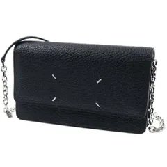 メゾンマルジェラ 長財布 Maison Margiela 4ステッチ チェーン ウォレット レザー ブラック WALLET ON CHAIN MEDIUM SA3UI0008 P4455 T8013のサムネイル