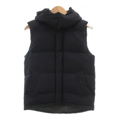 グリーンレーベルリラクシング ユナイテッドアローズ green label relaxing 美品 ダウンベスト S 紺 ネイビー フード付き ウール /NL ■ECG006のサムネイル