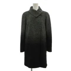 ケーティー キヨコ タカセ  K.T KIYOKO TAKASE コート 9 グレー 黒 ブラック グラデーションカラー ハイネック ロング丈 /NU ■ECF006のサムネイル