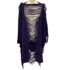 ISSEY MIYAKE イッセイミヤケ レディース ポンチョ SIZE 2 IM93KO553 パープルのサムネイル