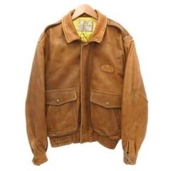 80s希少】A-2 ヌバック レザー フライトジャケット カスタム