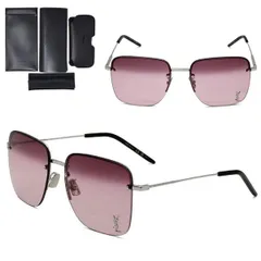サンローラン サングラス SAINT LAURENT SL 312 M 011 サングラス SL312M-011 ノーズパット シルバー ブラック パープルグラデーション ユニセックスのサムネイル