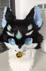 狼　犬　猫　着ぐるみ ヘッド全頭　ヘッド ケモノ ファースーツ ぬいぐるみ コスプレ コスチューム Kurumi 一点物 C979のサムネイル