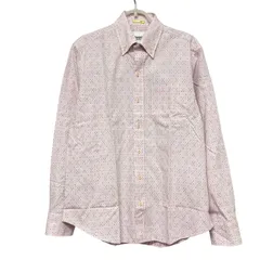 【TAKEO KIKUCHI / タケオキクチ】総柄刺繍シャツ 長袖 2 ピンクのサムネイル