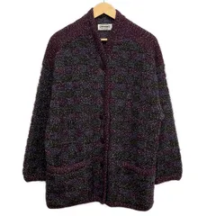 MISSONI(ミッソーニ) カーディガン サイズ42 XS メンズ美品  - パープル×カーキ×マルチ 長袖/チェック柄/LIMITED EDITIONのサムネイル