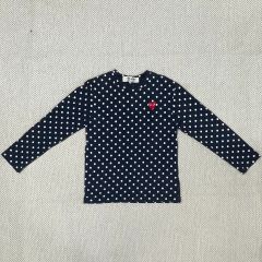PLAY COMME des GARCONS ドット柄 長袖カットソー S - メルカリ