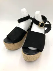 NICECLAUP ナイスクラップ ジュートソール アンクルストラップ サンダル sizeM/黒 ■◆ レディースのサムネイル