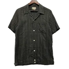 【中古品】 WACKO MARIA ワコマリア DOT STRIPE S S SHIRT ドット ストライプ ショートスリーブ シャツ トップス 半袖 【142-260626-ya-07-izu】のサムネイル