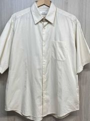 CULLNI クルニ 半袖 シャツ 襟 白 ホワイト ジップポケット 2 メンズ