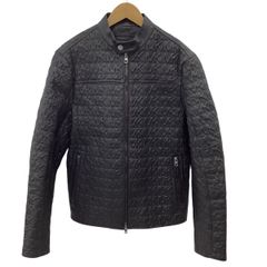 ARMANI JEANS キルティング レザージャケット - メルカリ