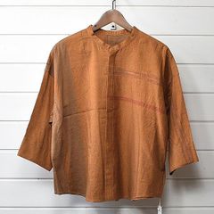 KAPITAL キャピタル ソフトリネン フィッシャーマンズ ラグランワンピース キャピタル ソフトリネン フィッシャーマンズ ラグラン ギャザー