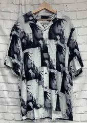 WACKO MARIA ×BOB MARLEY ワコマリア×ボブ・マーリー ハワイアンシャツ オープンカラーシャツ XLサイズ レーヨン100% 総柄 メンズ 夏のサムネイル