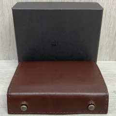 m+ millefoglie II P25 Tabacco + Choco 本革 レザー 二つ折り 財布 エムピウ コンパクト ウォレット ブラウン コインケース付きのサムネイル