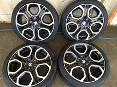 スズキ SUZUKI ZC33S スイフトスポーツ 純正ホイール 17インチ 6.5J +50 & コンチネンタル ContiSportContact5 195/45R17 4本のサムネイル