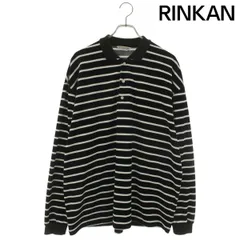 クーティー  VELOUR BORDER L/S POLO ベロアボーダーポロ長袖カットソー メンズ Lのサムネイル