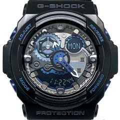 極美品 CASIO G-SHOCK G-011D ブルー アナデジ メタルバンド - メルカリ