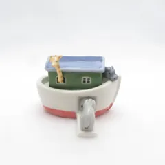 未使用 ROYAL COPENHAGEN ロイヤルコペンハーゲン ノアの方舟 フィギュリン 箱舟 ゾウ キリン カバ SM5352L1 のサムネイル