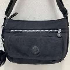 5413　Kipling キプリング　ショルダーバッグ　ブラック　黒　チャーム付き　モンキー　ゴリラ　軽量　レディース　ポケット多数　フロントポケットのサムネイル