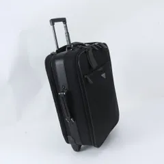 美品 プラダ テスート ナイロン サフィアーノ レザー スーツケース キャリーケース バッグ 出張 旅行 黒 メンズ WWM EG36-4【中古】のサムネイル