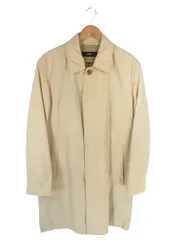 ヒューゴボス HUGO BOSS コート ステンカラー ジャケット ロング シングル ボタン 無地 ベージュ QQQのサムネイル