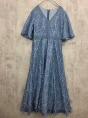 Jewel Changes ジュエルチェンジズ 6626-699-2837 レース/チュール フレア ワンピース size36/水色 ■■◎レディースのサムネイル