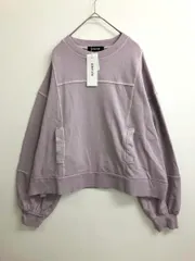 新品 ENVYM アンビー 1211-080081 ポケット スウェット sizeF/パープル ■■ レディースのサムネイル