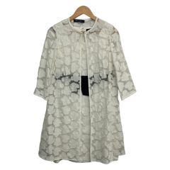エムズグレイシー 花柄レース ロングカーディガン 羽織 ビジュー 透け 