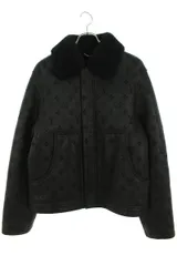 ルイヴィトン  23SS  RM231Q YGL HJL62E シアリングエンボスモノグラムレザージャケット メンズ 44のサムネイル