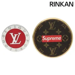 シュプリーム ルイヴィトン  LV Broche Set City Badge レザーピンバッチセットバッヂ メンズのサムネイル