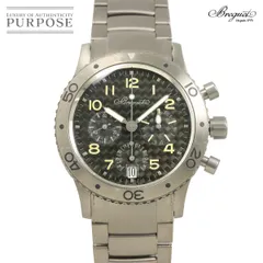 ブレゲ Breguet トランスアトランティック タイプXX 3820TI/K2/TW9 クロノグラフ メンズ 腕時計 デイト ブラック Transatlantique 90331986のサムネイル