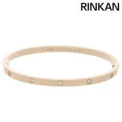 カルティエ  LOVE BRACELET SM ラブブレス K18PG10Pダイヤモンドラブブレスレット メンズ 18のサムネイル