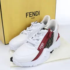 FENDI フェンディ フェンディ フロー  ズッカ 7E1392 スニーカー レザー【中古】 メンズのサムネイル