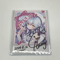 ホロライブ 雪花ラミィ 誕生日記念2023 メッセージカード直筆サイン