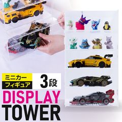 TOMICA 業務用ディスプレイケース 12段 陳列棚レッド 新品アジャスター