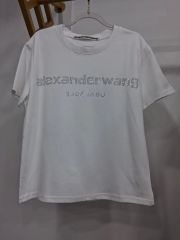アレキサンダーワン【美品】ウォッシュ加工 半袖Tシャツ ショート丈