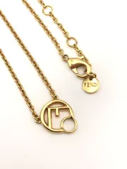 Fendi　フェンディ　ネックレス　エフイズ　ゴールド系　2313のサムネイル