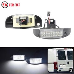 2個リアLEDナンバープレートライトランプ2000 - 03-2006 FIAT DUCATO PEUGEOT EXPERT BOXER CITROEN JUMPY CANBUS対応
