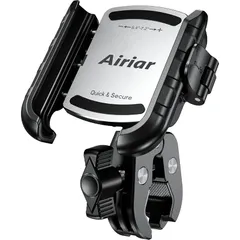 【新品】 Airiar(アイリア) 自転車 スマホホルダー 携帯ホルダー スマホ スタンド 自転車用スマホホルダー ロードバイク クロスバイク バイク クイックパワーグリップ AR-M8SP (シルバー)のサムネイル