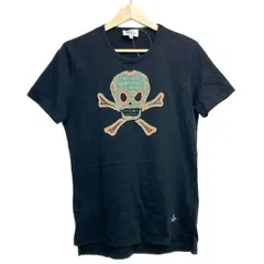 Vivienne Westwood MAN(ヴィヴィアンウエストウッドマン) 半袖Tシャツ サイズ46 XL メンズ - 黒×カーキ×マルチ スカルのサムネイル
