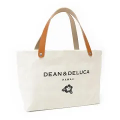 DEAN＆DELUCA ROYAL HAWAIIAN LIMITED TOTE BAG ハワイ限定 レザーハンドルトートバッグ 【L】