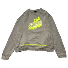 SWAGGER(スワッガー) 00's side pocket sweatshirt pullover サイドポケット スウェット プルオーバー 初期 稀少アイテム L グレージュ×イエローのサムネイル