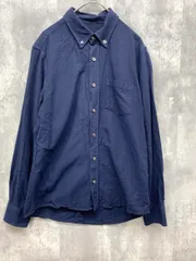 nano universe ナノユニバース ボタンダウン Anti Soaked ポケット シャツ sizeS/ネイビー ■■ メンズ
