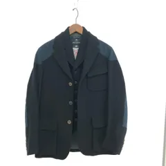 NIGEL CABOURN ナイジェルケーボン ベスト付きジャケット サイズ:46 ハリスツイード/素材切り替え    ブラック メンズ / 241005008569のサムネイル