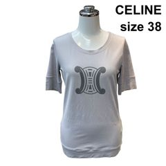 新品 CELINE スタッズ トリオンフ ロゴ Tシャツ M ジャケット コート