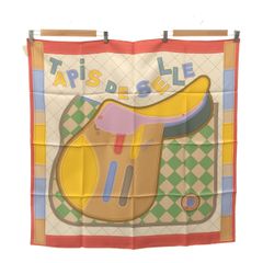 HERMES エルメス カレ90 夏の宝石 Joyaux de L'ete スカーフ ブルー