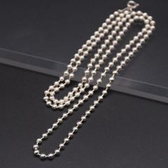 ね*ゆ様 クロムハーツ ステンレススチール ボールチェーンネックレス